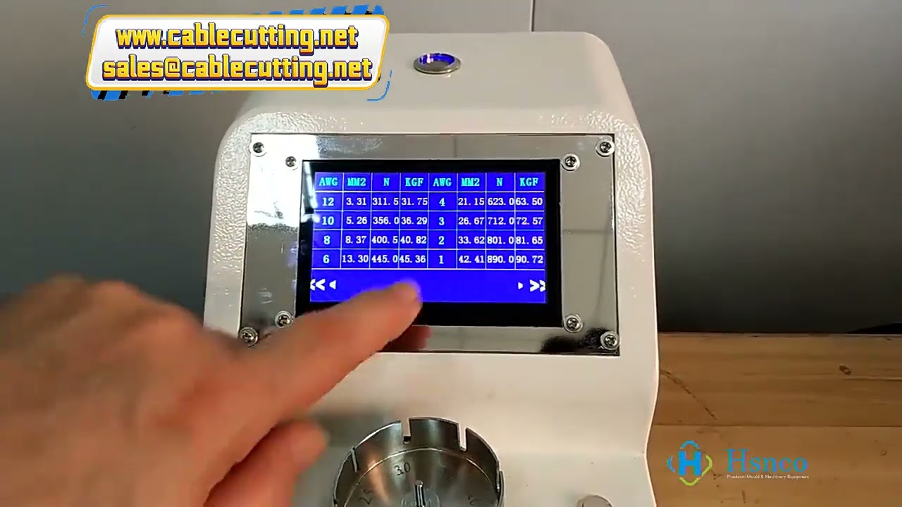 Моторный тестер усилия обжима кабеля 500Н / 50кг для проверки клемм и контактов