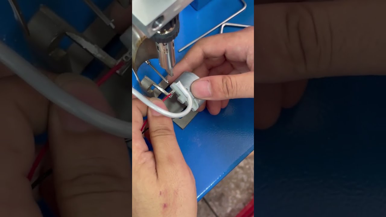 Semi Automatic Soldering Machine Working Real Shot Equipment Name #factory #machine