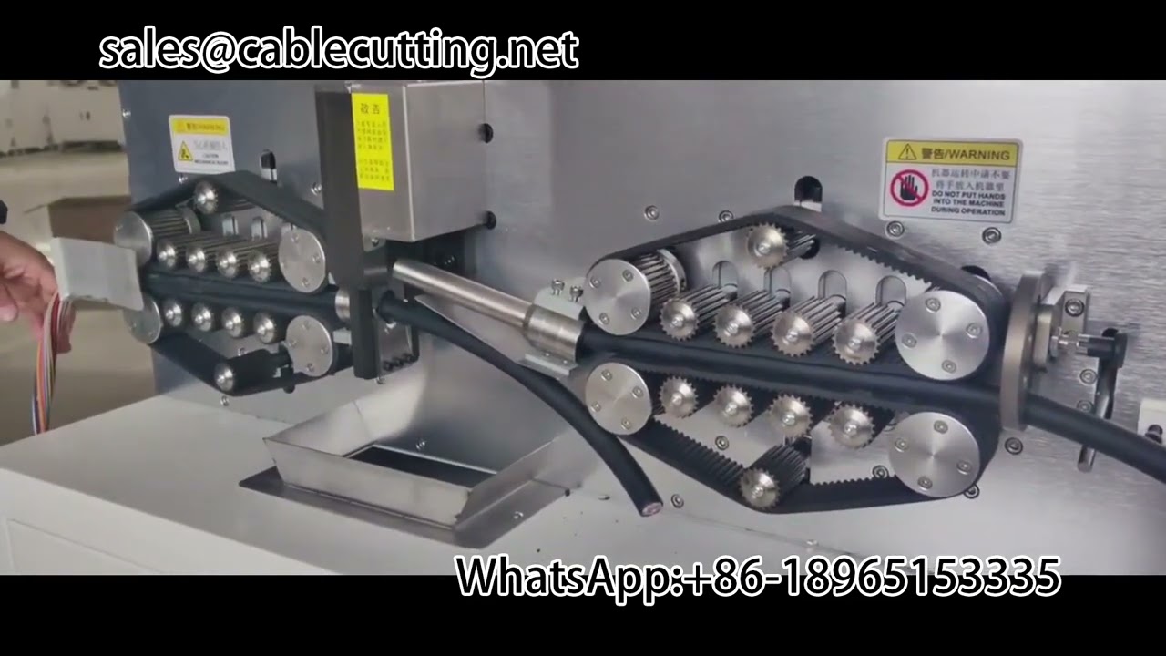Станок для зачистки крупных квадратных кабелей #оборудование для новой энергетики #автоматическая обжимка