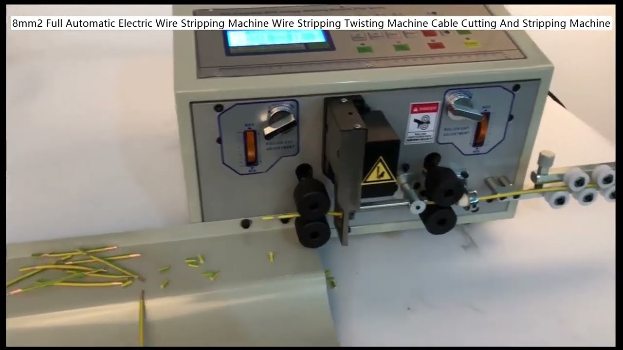 8mm2 Full Automatic Electric Wire Stripping Machine Wire Stripping Twisting Machine