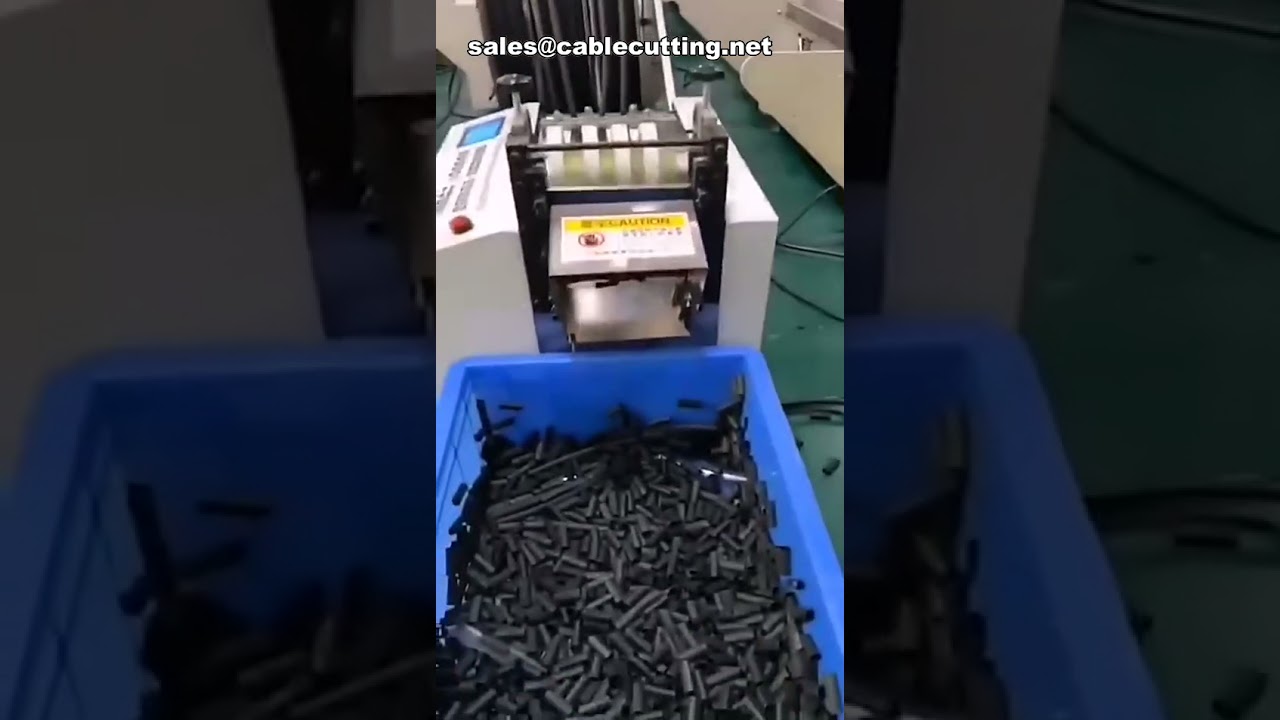 Автоматический станок для резки ПВХ термоусадочных трубок и мягких шлангов