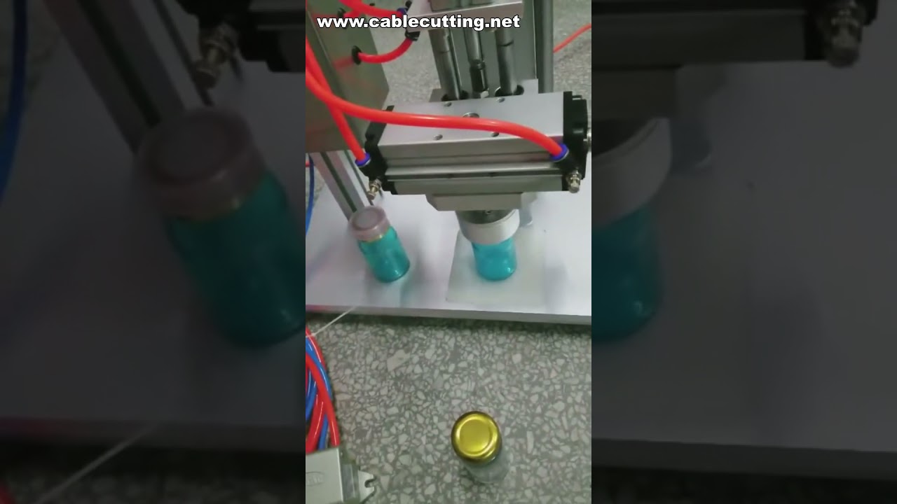 Пневматическая настольная укупорочная машина для жестяных и пластиковых крышек | Оборудование для упаковки