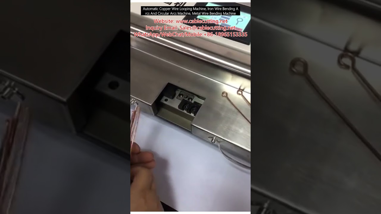 Автоматический станок для петлевой навивки медной проволоки, гибки железной проволоки в дуги и окружности | Оборудование для обработки металлической проволоки