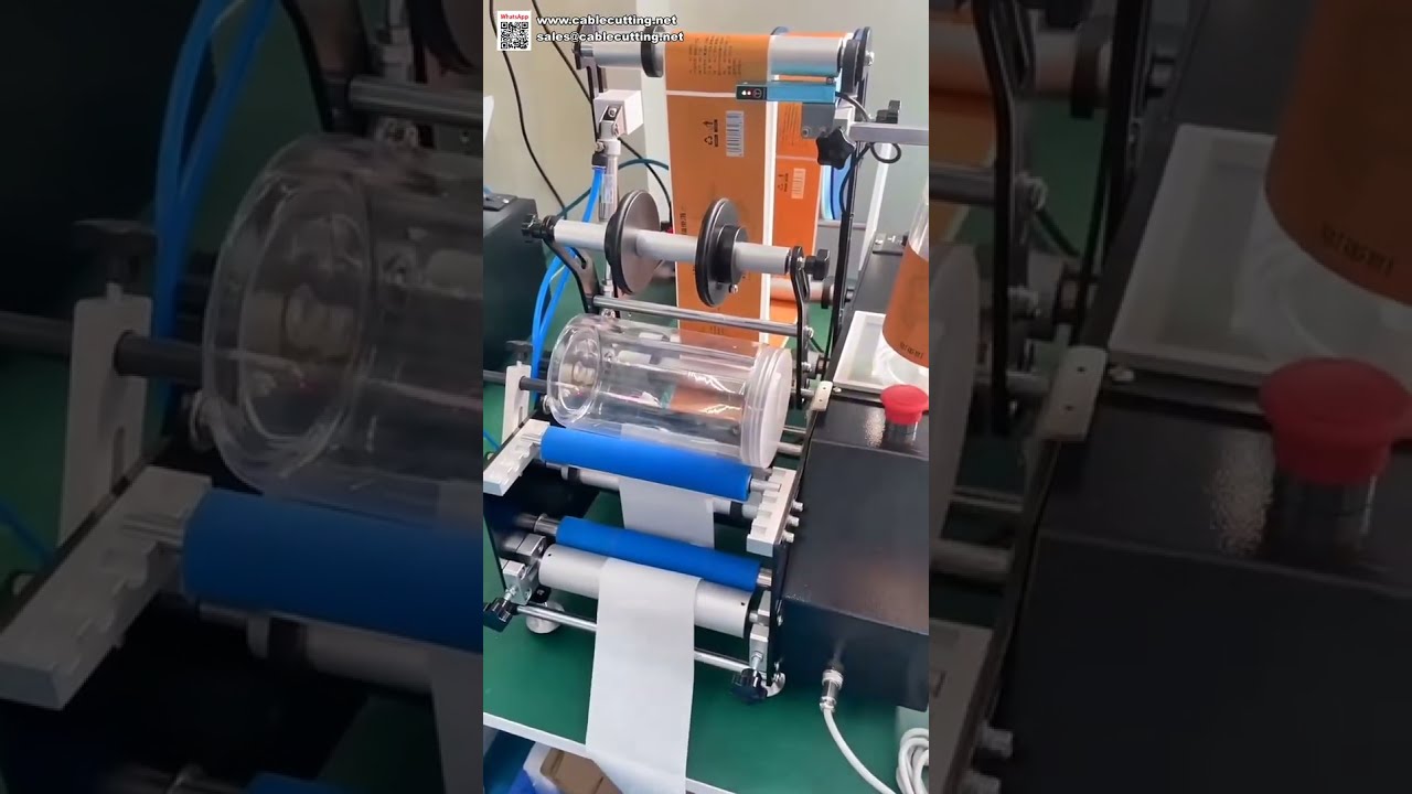 Настольная полуавтоматическая этикетировочная машина для круглых бутылок, банок и жестяных банок — идеальное решение для малого производства