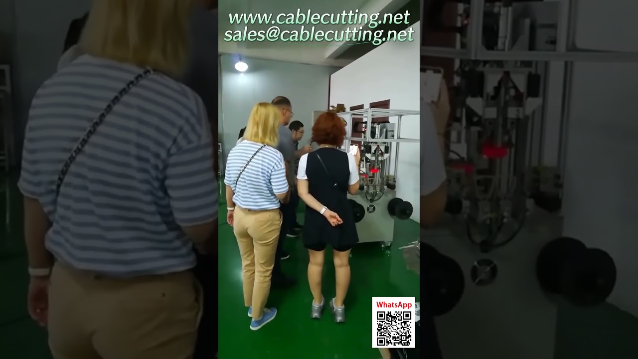 Автоматический станок для намотки и обвязки лески триммера: Заводские приемочные испытания (FAT) для российского заказчика