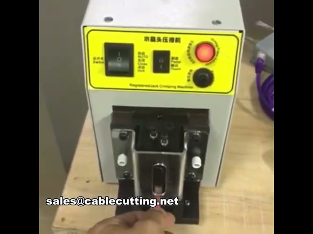 Обжимной станок для RJ45 коннекторов: быстрая сборка сетевых кабелей