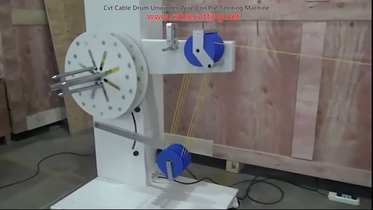 Разматыватель кабеля с барабана CVT / Устройство предварительной подачи проволочной катушки