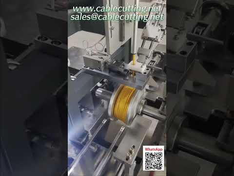 Высокоэффективный кабельный намоточный станок с авто-подачей, намоткой, резкой и обвязкой