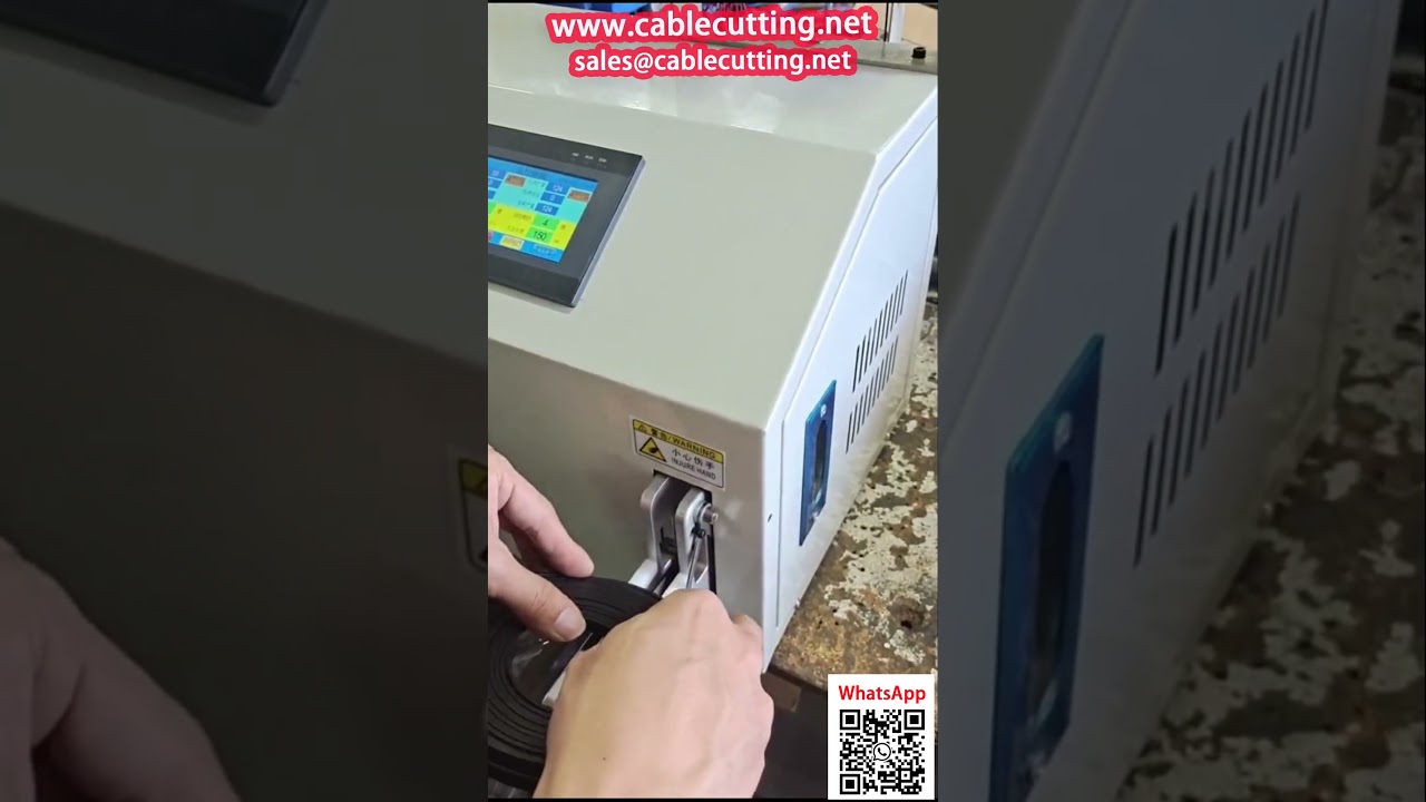 Автоматический станок для намотки и обвязки плоского сетевого кабеля