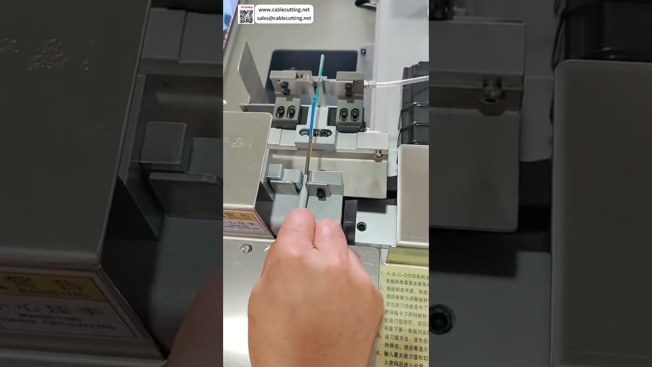 Автоматический станок для резки и зачистки кабелей разной длины — ускорьте производство шнуров питания