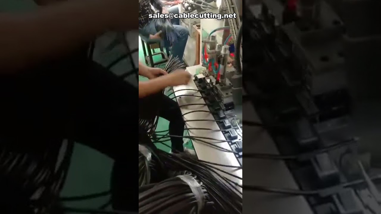 Автоматический станок для обжима контактов Tow Pin и сборки USB-кабелей