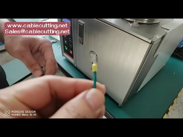 Полуавтоматическая машина для зачистки и обжима изолированных наконечников и трубчатых гильз