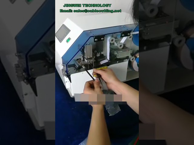 Автоматическая машина для обертывания экранированного кабеля медной и алюминиевой фольгой
