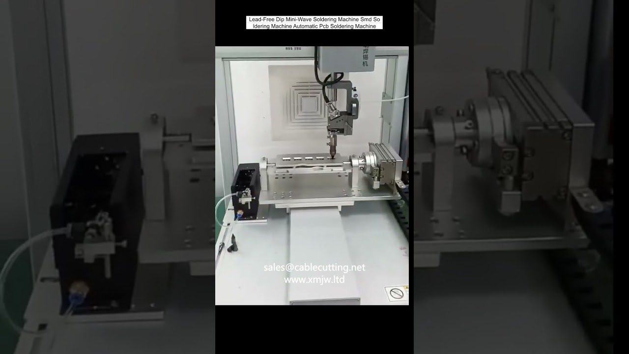 Бессвинцовая мини-волновая паяльная машина для SMD и печатных плат | Автоматическая пайка