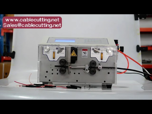 Автоматический станок для зачистки и резки многожильных проводов | Мощный резак и зачистка для больших кабелей
