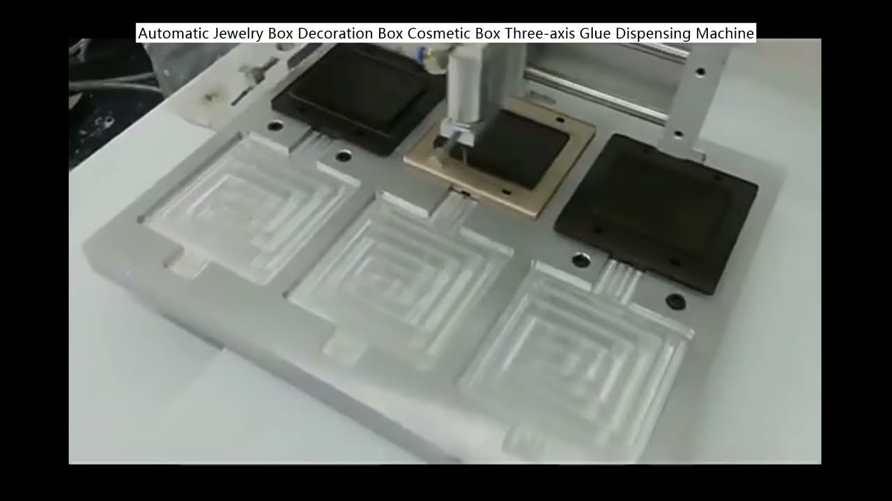 Automatic Jewelry Box Decoration Box Cosmetic Box Three axis Glue Dispensing Machine
