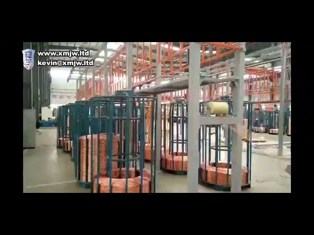 Многоволоконная волочильная машина с отжигом для производства кабеля