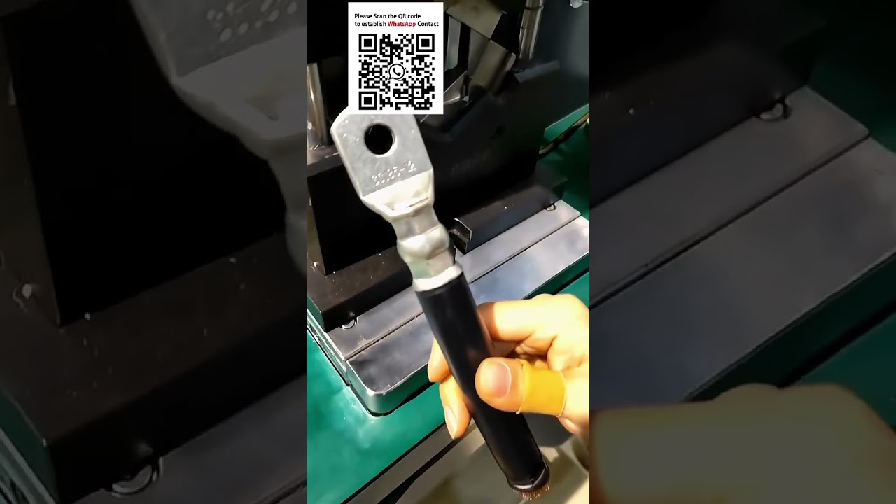 Обжимной пресс для клемм EV с быстросменным шестигранным аппликатором #Сервообжим