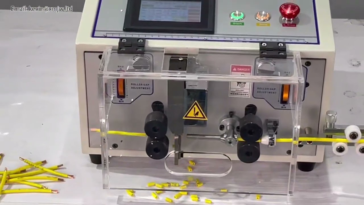Updated Touch Screen SWT508E   S Computer Automatic Wire Stripping Machine Cutting Cable Crimping an