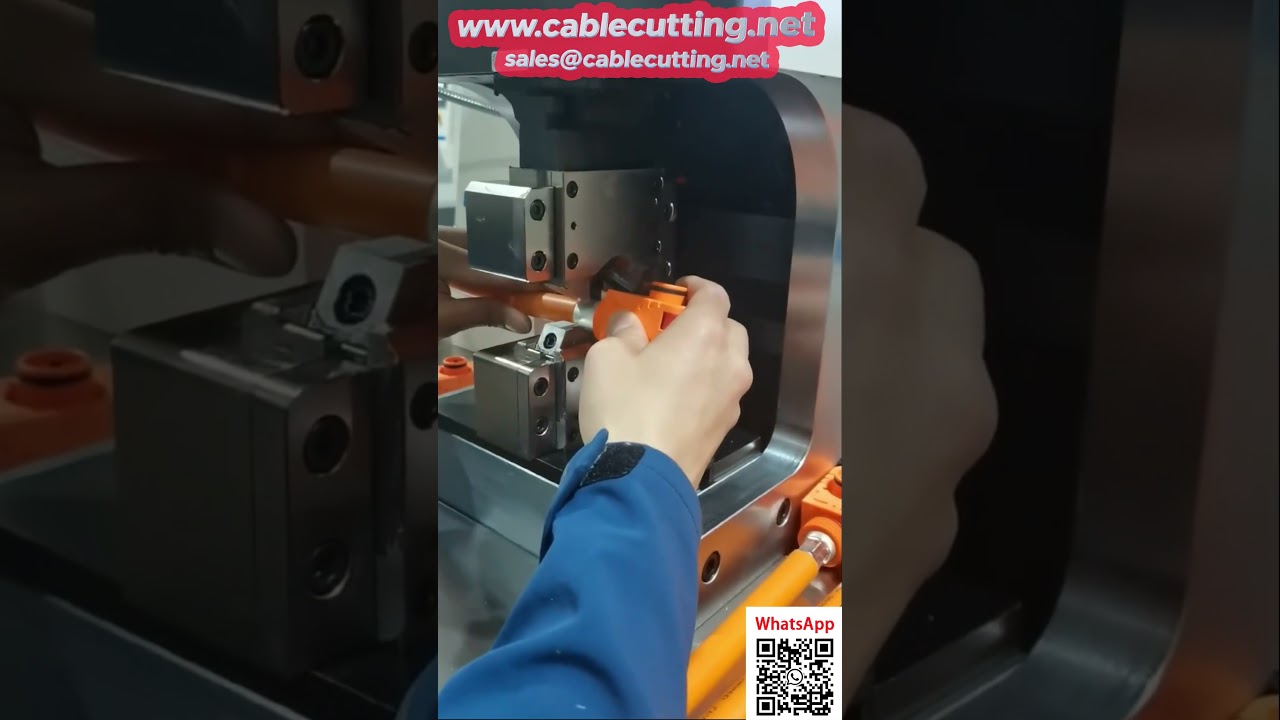 Prueba de crimpado de mazo de cables de 160 mm²
