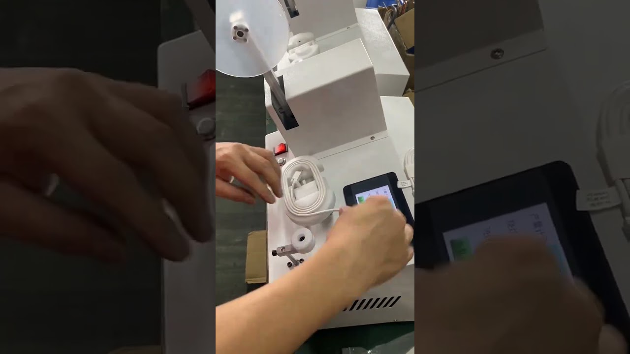 Намоточный станок для кабелей данных на картонные карты #оборудование #завод