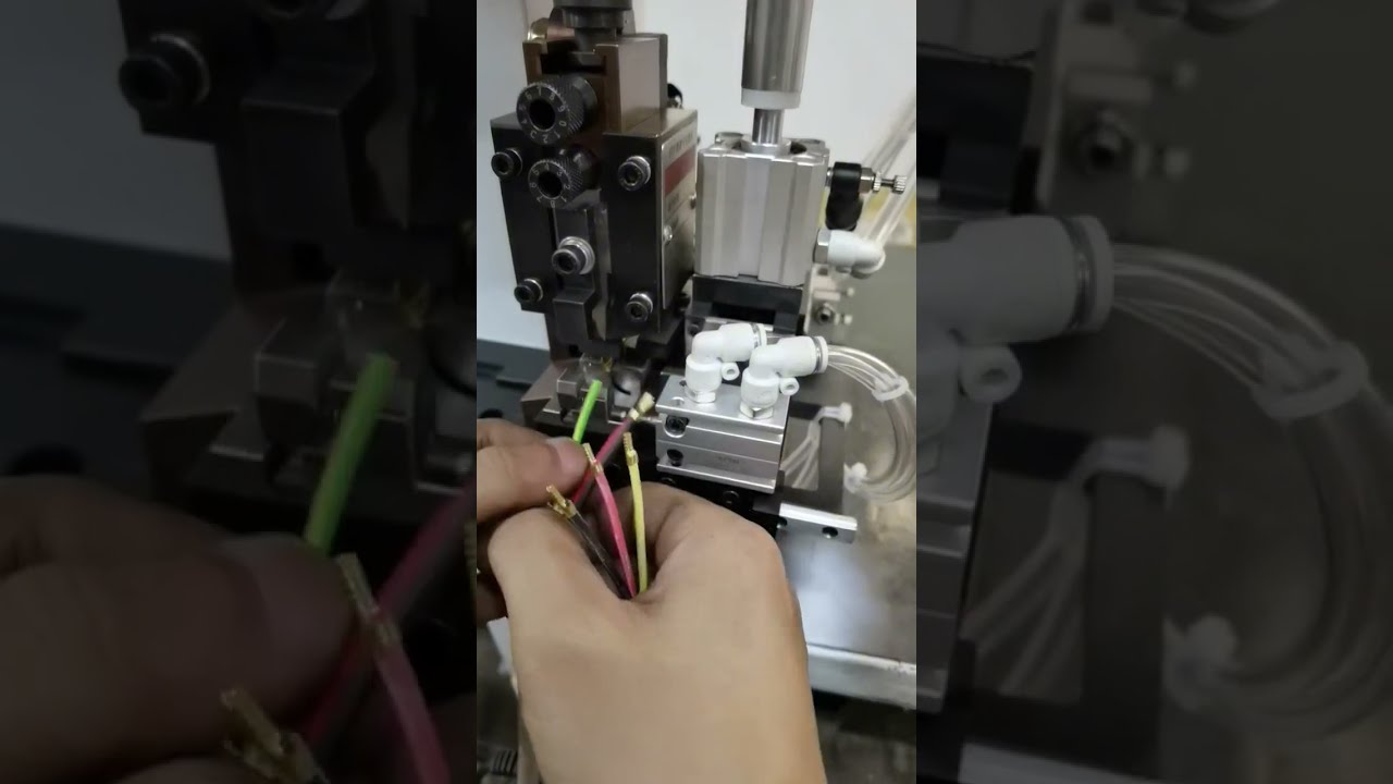 Экспортная модель станка для обжима клемм непрерывной ленты #завод #оборудование