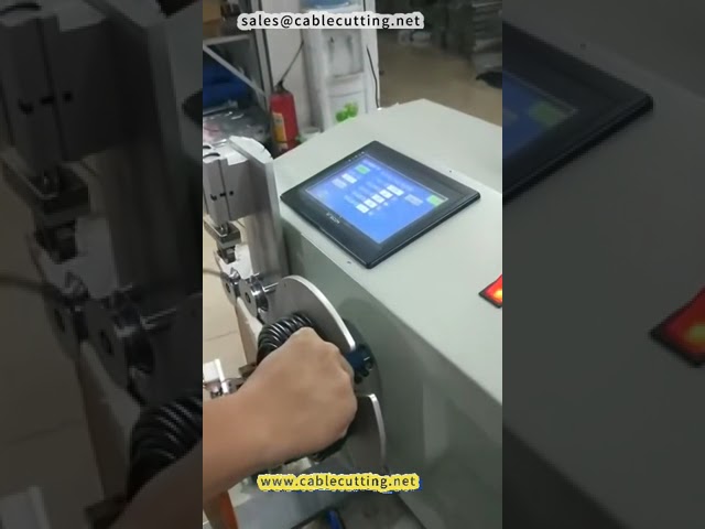 Автоматический станок для подсчета метража, намотки, обвязки и резки кабеля