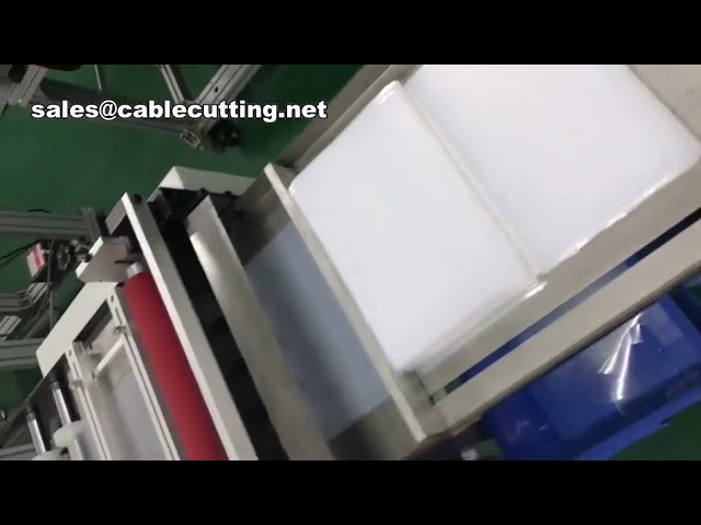 Новый автоматический станок для резки эластичной ленты с петлями и крючками из нейлона | Ширина 400 мм