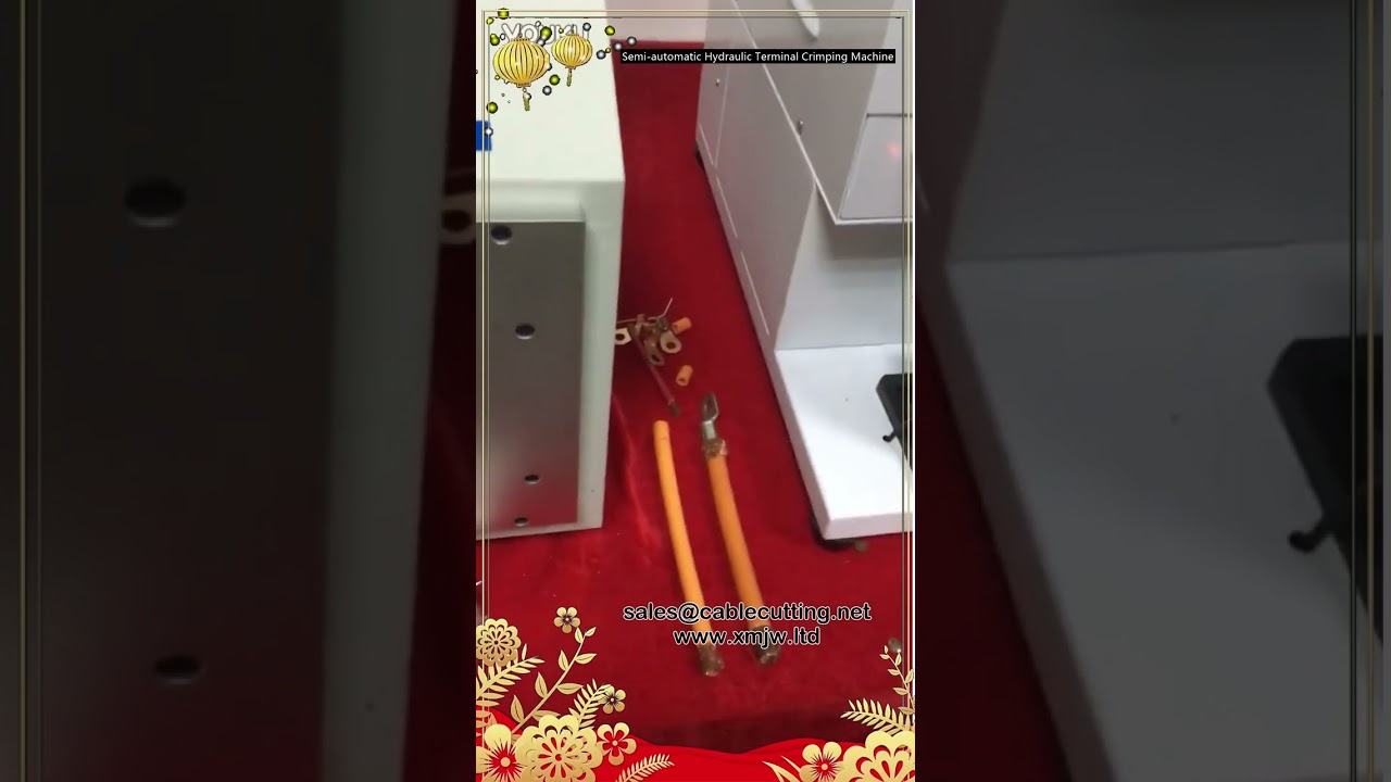 Полуавтоматический гидравлический обжимной станок для клемм — высокая точность и надёжность