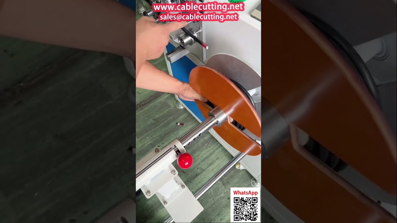 Автоматическое оборудование для перемотки силового кабеля: точный счетчик, бухтовка и резка
