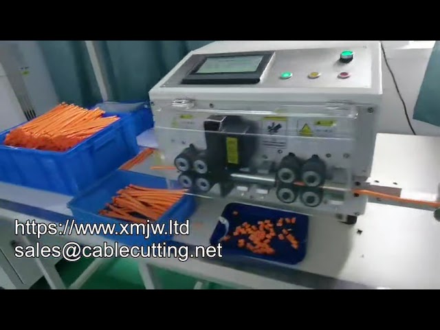 Полностью автоматический станок для резки и двусторонней зачистки кабеля 6-70 кв. мм