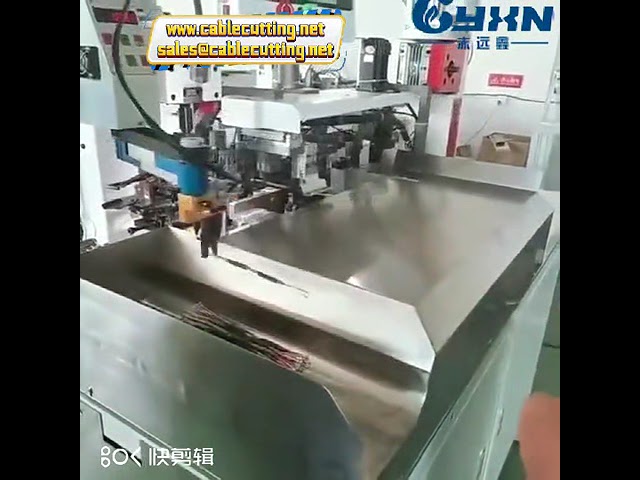 Автоматический станок для резки, зачистки и обжима проводов 2-8 жил