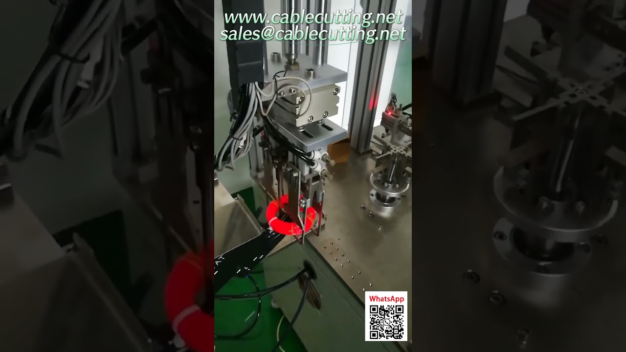 Автоматическая намоточно-обвязочная машина для упаковки лески триммера на картонных этикетках