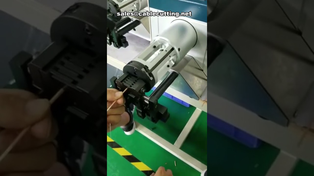 Машина для зачистки коаксиального кабеля RG316 | Промышленный станок для снятия изоляции