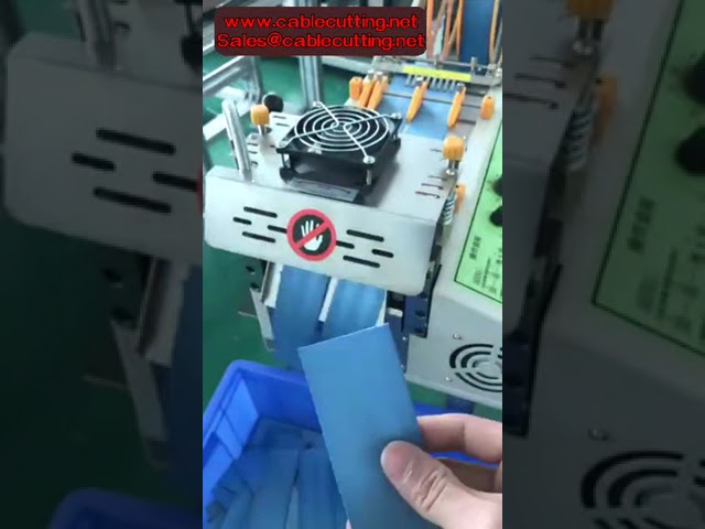 Автоматический станок для резки тканевых лент, ремней, трубок, молний и эластичных материалов (холодный нож)