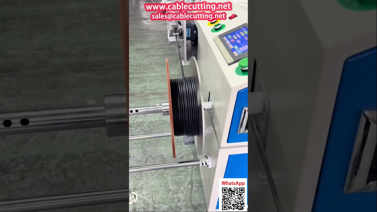 Автоматическая машина счета, выравнивания, намотки и резки сетевого кабеля – Эффективное производство