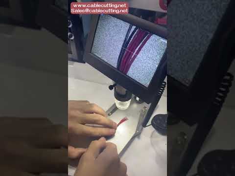 Полуавтоматическая многофункциональная машина для зачистки, обрезки и обжима клемм многожильных проводов (2.0 т)