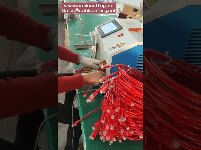 Автоматический станок для намотки и обвязки кабеля с сенсорным экраном | Фигура 8 и круглая форма