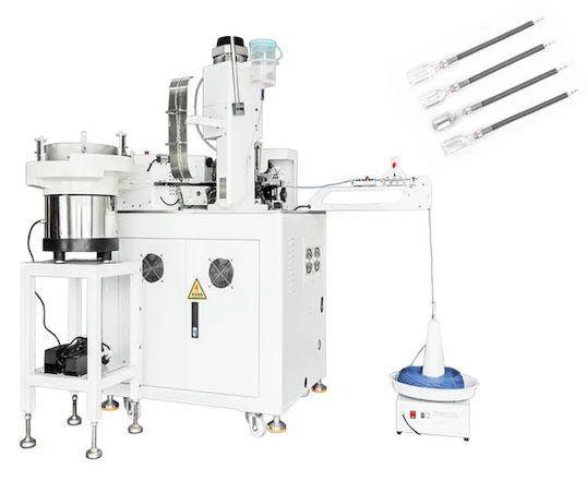 Автомат вставки гильзы, скрутки и лужения кабеля