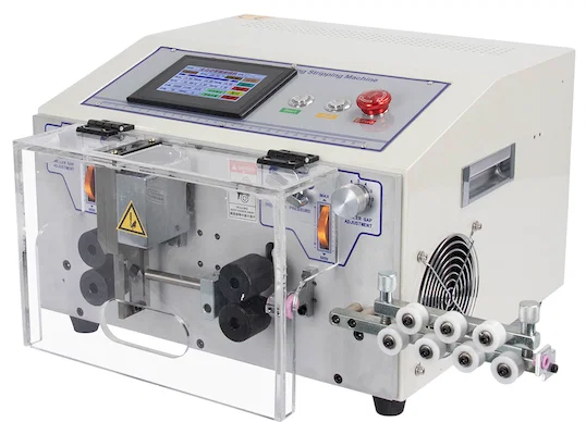 Станок резки и зачистки с сенсорным экраном (0.1-10мм2) - Автоматическая машина для зачистки проводов