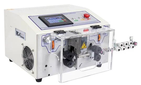 Стриппер для внешней оболочки кабеля с сенсорным экраном WPM-HT2S - Автоматическая машина для зачистки проводов